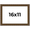 PosterPalooza | Sculpted Gold Picture Frame - UV Acrylic, Backing Board, Hanging Hardware Included - 2 of 4