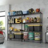 Karl Home 5-Tier Steel Height -Adjustable Storage Rack Heavy Duty Shelving Unit - 3 of 4