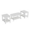 WestinTrends 3-Piece Outdoor Adirondack Coffee Table and Side Table Set - 4 of 4