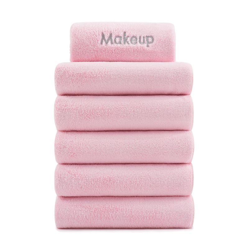 Arkwright Makeup Remover Fingertip Towels (Pack of 6) - Soft Coral Fleece Microfiber, 1 of 9