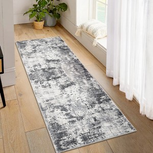 Washable Modern Abstract Large Living Room Rugs, Soft Washable Non Slip Bedroom Carpet for Home Office - 1 of 4