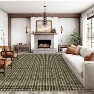 Modern Braided Area Rug Non Slip Non Shedding Floor Carpet - 1 of 4