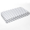 Bacati - Stars Navy Muslin 3 pc Toddler Bed Sheet Set 100 pecent cotton - 4 of 4