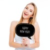 Big Dot of Happiness Hello New Year - 2025 NYE Party Photo Booth Props Kit - 20 Count - 3 of 4