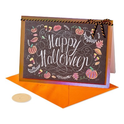 Halloween Card Chalk Halloween - PAPYRUS