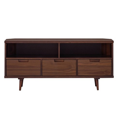 Mid century deals corner tv unit