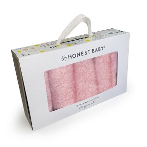 Honest Baby 10-Pack Organic Cotton Washcloth Gift Set - 1 of 3