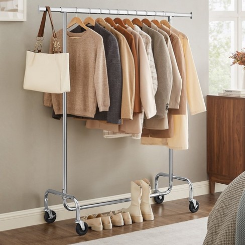 Rolling deals coat rack