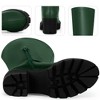 BLISSFUL STEP Platform Lug Sole Over the Knee Boots Round Toe Thigh High Chunky Heels Boots for Women - 3 of 4