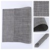 REGALWOVEN Dining Table Decor PVC Solid Washable Placemats 18 x 12 Inch 6 Pcs - 2 of 4