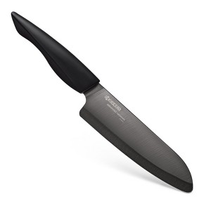 Kyocera INNOVATIONblack® 6-Inch Ceramic Chef's Santoku Knife - 1 of 3