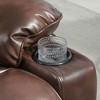 Resenkos Resenko Power Lift Recliner with Vibration Massage, Heat, Remote, Side Pockets, PU Leather for Elderly, - 3 of 4