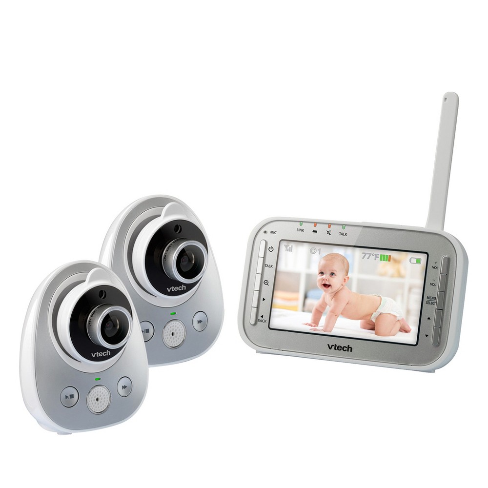 UPC 735078036087 product image for VTech Digital Video Baby Monitor with Two Cameras, Night Vision, Wide-Angle and  | upcitemdb.com