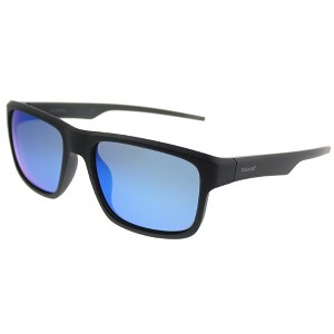 Polaroid PLD 3018/S DL5 JY Unisex Rectangle Polarized Sunglasses Matte Black 55mm - 1 of 3
