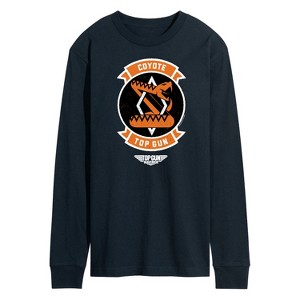 Men's - Top Gun: Maverick - Coyote Badge Long Sleeve Graphic T-Shirt - 1 of 4