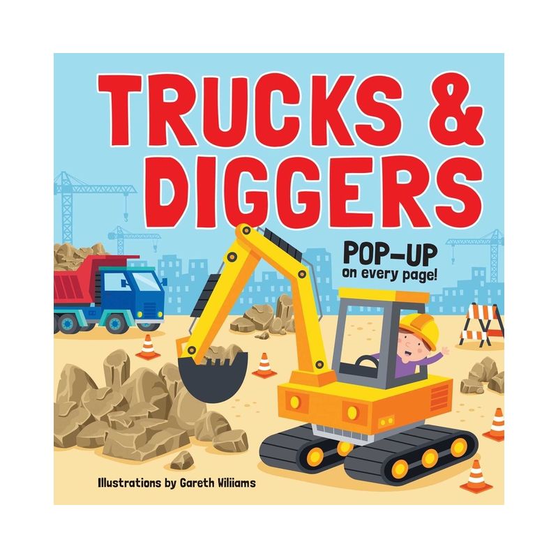 Trucks & Diggers: Pop-Up Book - (Hardcover), 1 of 2