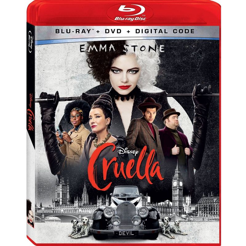 Cruella (Blu-ray + DVD + Digital), 1 of 3