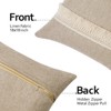 Topfinel Decorative Throw Pillow Covers,Burlap Linen Cushion Cover Set of 4 - 3 of 4