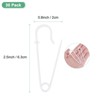 Unique Bargains Sewing Large Safety Spring Lock Blanket Bulk Pins 30 Pcs - 3 of 4