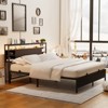 Aheaplus Bed Frame with Charging Station and RGB LED Lights - 3 of 4