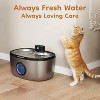 Heynemo Wireless Cat Water Fountain: 5L Stainless Steel Pet Water Fountain for Cats & Dogs, Automatic Battery Operated Water Dispenser with Filter - 2 of 4