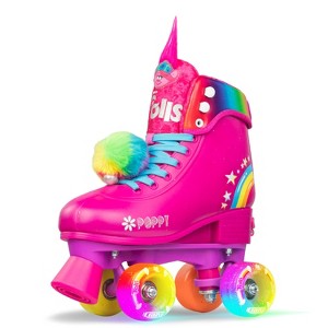 Crazy Skates Trolls Size Adjustable Roller Skates - Poppy From The Trolls Movie - 1 of 4