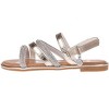 bebe Girls' Sandals - Comfy Open Toe Dress Sandals, Fancy and Sparkly Sandals for Little Girls and Big Girls - 3 of 4