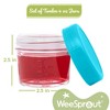 WeeSprout Glass Baby Food Storage Jars with Lids, Reusable Small Containers -  4/8 oz, 8/12 Pack - 3 of 4