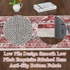 Area Rug Washable Living Room Rug, Soft Vintage Boho Non-Slip Non-Shedding Printed Floor Rugs for Kitchen Dining Bedroom - 4 of 4