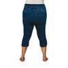 Women's Plus Size Premium Denim High Rise Crop Jegging - On The Plus Side - 2 of 3