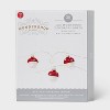 30ct LED Dewdrop with Red Mushrooms Christmas Indoor Novelty String Lights Warm White with Silver Wire - Wondershop™: Fairy Lights - 4 of 4
