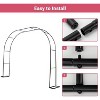 2.2m rose arch, metal arch for garden, trellis, for wedding support, garden decoration frame, metal Garden Arbor, Bridal Party Decoration - 4 of 4