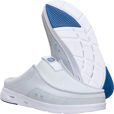HEYDUDE Men Wally Hey2O Slip Mesh , White/Dawn Blue, M12 — фото 4