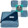 PetAmi Waterproof Dog Blanket, Leakproof Fleece Throw for Pet Cat Puppy Kitten, Reversible Washable Soft Plush Cover - 2 of 4
