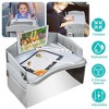 Babyluv "Kids Travel Tray for Car, Truck, SUV, Stroller & Airplane – Lap Tray for Eating, Drawing, & Fun"Grey - 4 of 4