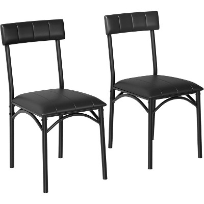 Coucheta 5-Piece Dining Set for Small Spaces with Upholstered Chairs, Sturdy Metal Frame & Space-Saving Design