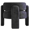 CAVINAS Boucle Fabric Accent Chair with Mid-Height Ring Backrest,Modern Upholstered Living Room Chairs,Reading Chairs for Living Room - 4 of 4