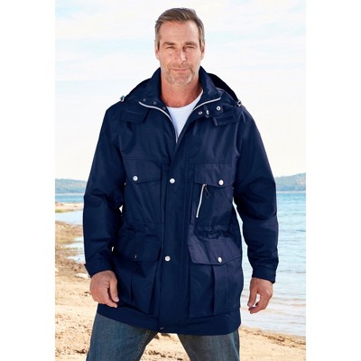 Boulder Creek by KingSize Lightweight Expedition Parka - L, Black — фото 4