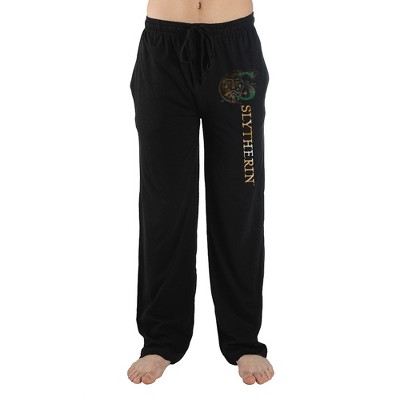 Hogwarts Slytherin Mens Clothing Sleep Pajama Pants
