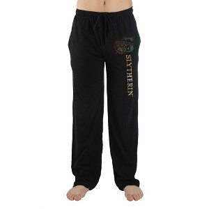 Hogwarts Slytherin Mens Clothing Sleep Pajama Pants - 1 of 2