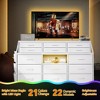 Dresser with Power Outlets and LED Lights, 55" W Dresser for Bedroom with 14 Drawers Dresser - 4 of 4