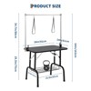 Dog Grooming Table, Foldable Pet Grooming Table for Dogs at Home with Height Adjustable Arms, Noose, Mesh Tray, 330LBS Static Weight Capacity - 4 of 4