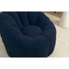 PAGED Modern Bean Bag Chair with Ottoman, Cozy Lazy Sofa Chair with Ergonomic Backrest and Armrests, Reading Chair for Living Room - 3 of 4