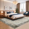 10x13 Large Machine Washable Area Rug with Non Slip Backing Abstract Stain Resistant Rug for Living Room Bedroom Playroom Dining Room Office - 2 of 4