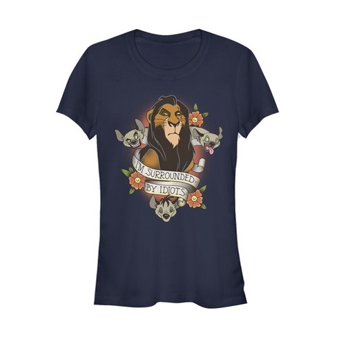 Disney The Lion King Scar Im Surrounded By Idiots Tattoo T-Shirt