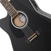 Ashthorpe Left-Handed Full-Size Cutaway Dreadnought Acoustic Electric Guitar Package with Premium Tonewoods - 2 of 4