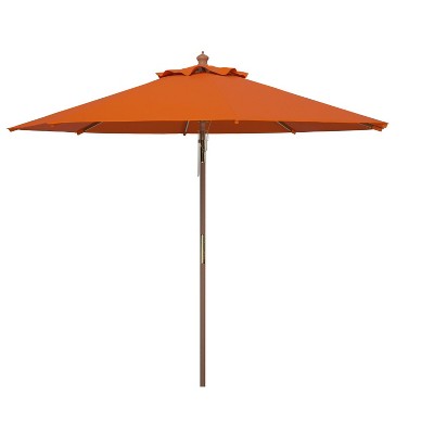 Cannes 9Ft Wooden Umbrella - PAT8009 - Safavieh