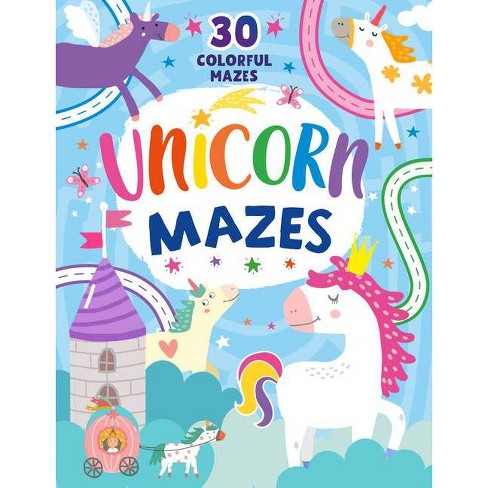 unicorn mazes clever mazes by clever publishing paperback target