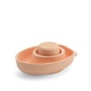 Plantoys| Rubber Convertible Boat – Pastel Orange - 3 of 4
