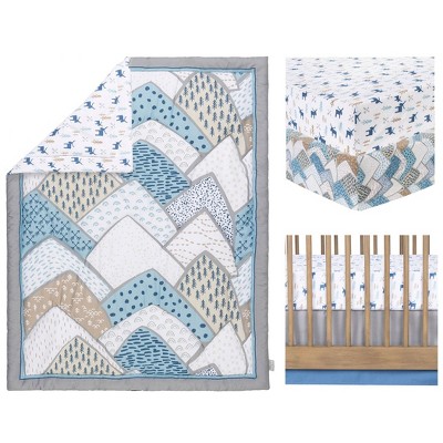 Image of Trend Lab Crib Bedding Set - Big Sky - 4pc